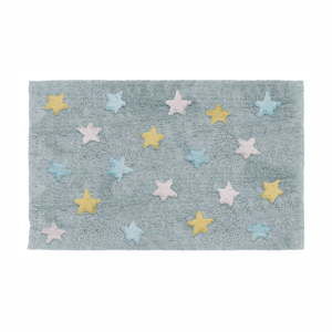 Dětský bavlněný ručně vyrobený koberec Tanuki Stars, 160 x 120 cm