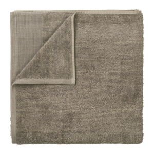 Hnědý bavlněný ručník Blomus, 100 x 50 cm