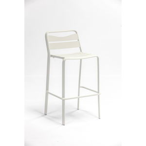 Bílé kovové zahradní barové židle v sadě 2 ks Spring – Ezeis