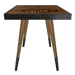 Příruční stolek Caresso Life Being After Coffee Square, 45 x 45 cm