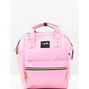 Světle růžový dámský batoh Mori Italian Factory Cansa