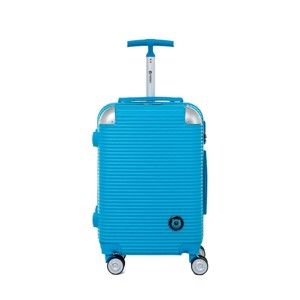 Tyrkysově modrý cestovní kufr na kolečkách s kódovým zámkem Teddy Bear Larisa, 44 l