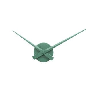 Zelené nástěnné hodiny Karlsson Time Mini, Ø 44 cm