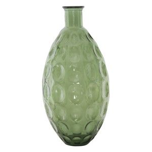 Zelená váza z recyklovaného skla Mauro Ferretti Balls, ⌀ 26 cm