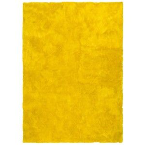 Žlutý koberec Universal Nepal Liso Amarillo, 80 x 150 cm