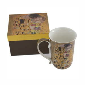 Porcelánový hrnek HOME ELEMENTS Klimt Solei, 400 ml