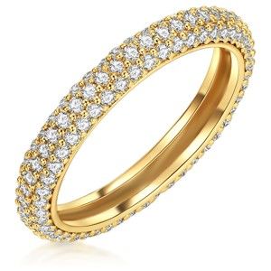 Dámský prsten zlaté barvy Runway Troiana, 54