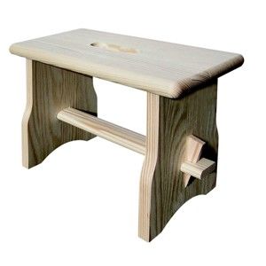 Stolička z borovicového dřeva Valdomo Italia, výška 20 cm