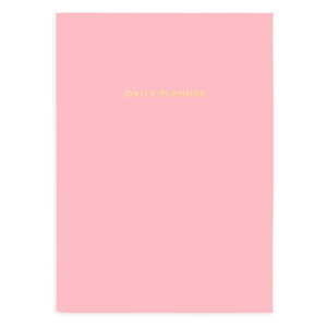 Růžový denní plánovač Ohh Deer Baby Pink, 380 stránek