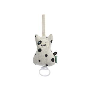Zvuková hračka nad dětskou postýlku z bavlny OYOY Cat