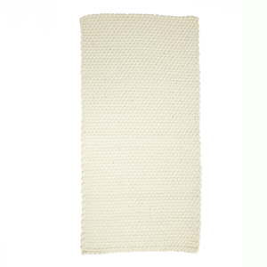 Bílý koberec Simpla Simple, 140 x 70 cm