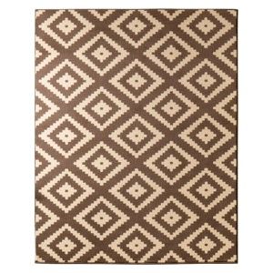 Hnědý koberec Hanse Home Hamla Diamond Brown, 200 x 290 cm