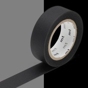 Černá washi páska MT Masking Tape Uni