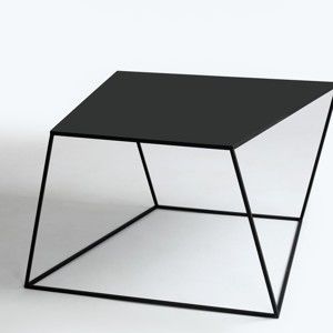 Černý konferenční stolek Custom Form Zak Custom Form Zak, 80 x 80 cm