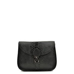 Černá kožená kabelka Luisa Vannini Lorelai