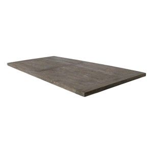 Šedá deska stolu z teakového dřeva HSM collection, 210 x 100 cm