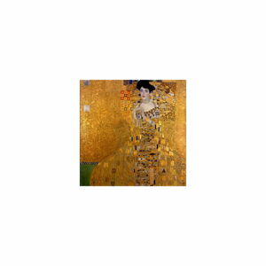 Reprodukce obrazu Gustav Klimt - Adele Bloch Bauer I, 40 x 40 cm