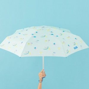 Mátově zelený deštník Mr. Wonderful Cloud, šířka 108 cm