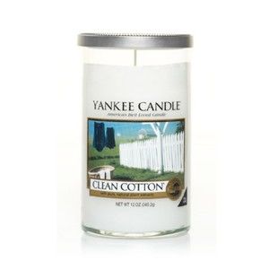 Vonná svíčka Yankee Candle Čistá Bavlna, doba hoření až 90 hodin