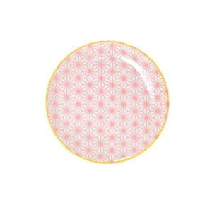 Malý růžový porcelánový talíř Tokyo Design Studio Star, ⌀ 16 cm