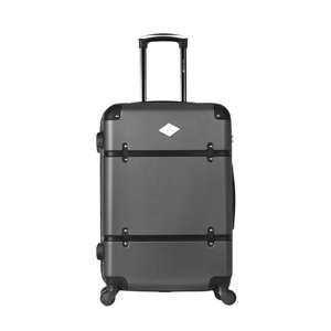 Tmavě šedý cestovní kufr na kolečkách GERARD PASQUIER Calia Valise Weekend, 64 l