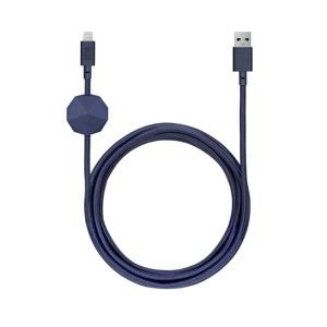 Tmavě modrý synchronizační a nabíjecí kabel lightning pro iPhone Native Union Anchor