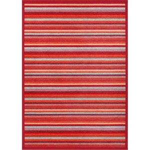 Červený oboustranný koberec Narma Liiva Red, 100 x 160 cm