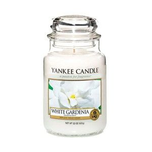 Vonná svíčka Yankee Candle Bílá Gardénie, doba hoření 110 - 150 hodin