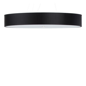 Černé závěsné svítidlo s textilním stínidlem ø 100 cm Herra – Nice Lamps