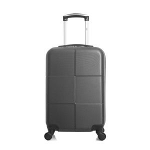 Tmavě šedý cestovní kufr ve na kolečkách Hero Coronado, 36 l