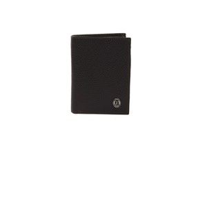 Hnědá pánská kožená peněženka Trussardi Symbiosis, 12,5 x 9,5 cm
