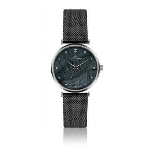 Dámské hodinky s páskem v černé barvě z nerezové oceli Frederic Graff Lizzo