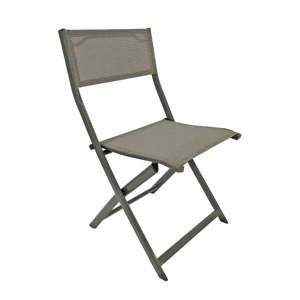 Sada 2 šedých zahradních židlí Ezeis Vegetal