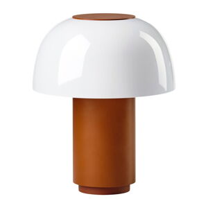 Oranžová hliníková LED stmívatelná stolní lampa (výška 22 cm) Harvest – Zone
