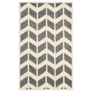 Vlněný koberec Safavieh Brenna 121x182 cm, šedý