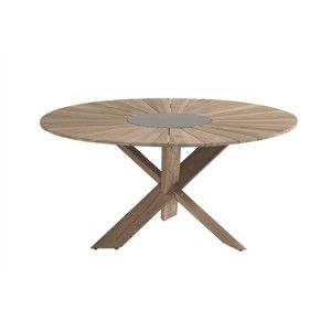 Zahradní stůl z teakového dřeva Hartman Provence, ø 150 cm