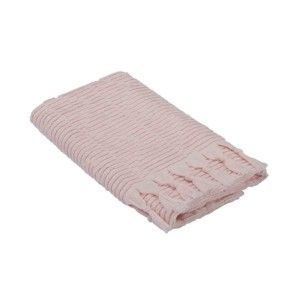 Růžový ručník z bavlny Bella Maison Tassel, 30 x 50 cm