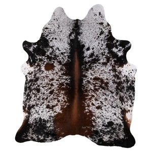 Pravá hovězí kůže Arctic Fur Salt and Pepper, 218 x 198 cm