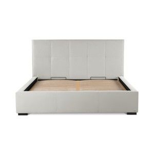 Krémově bílá dvoulůžková postel s úložným prostorem Guy Laroche Home Allure, 160 x 200 cm