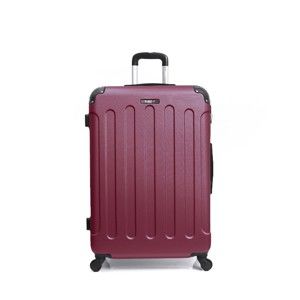 Tmavě červený cestovní kufr na kolečkách BlueStar Madrid, 60 l