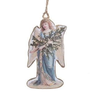 Vánoční závěsná dekorace ve tvaru anděla InArt Zoe