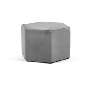 Světle šedý puf Milo Casa Marina, ⌀ 60 cm