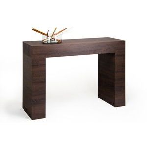 Konzolový stolek v dekoru tmavého dubu MobiliFiver Evolution