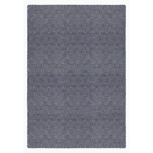Tmavě modrý oboustranný koberec vhodný i do exteriéru Green Decore Solitaire, 90 x 150 cm