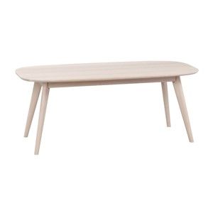Konferenční stolek z běleného dubového dřeva Folke Yumi, 125 x 60 cm