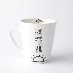 Hrnek FOR.REST Design Comes Here Comes The Sun, 400 ml