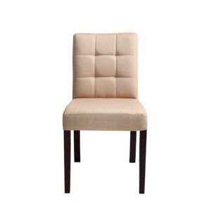 Béžová židle s hnědými nohami Custom Form  Wilton