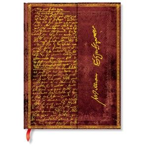 Linkovaný zápisník s tvrdou vazbou Paperblanks Shakespeare, 18 x 23 cm