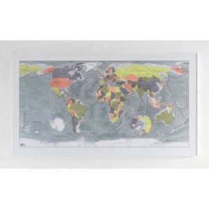 Magnetická mapa světa The Future Mapping Company Classic World Map, 130 x 72 cm