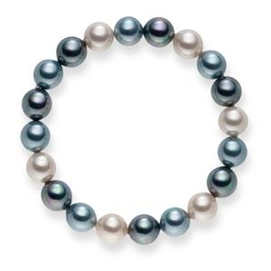 Perlový náramek Pearls of London Tahiti, délka 20 cm